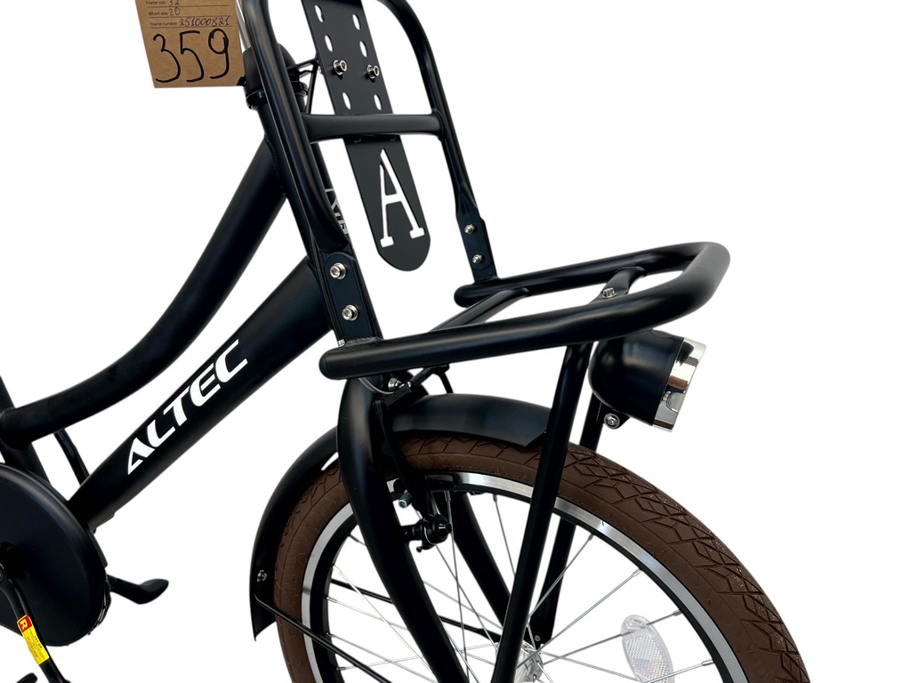 Велосипед Altec Urban 20/32cm/Transportfiets Mat Zwart