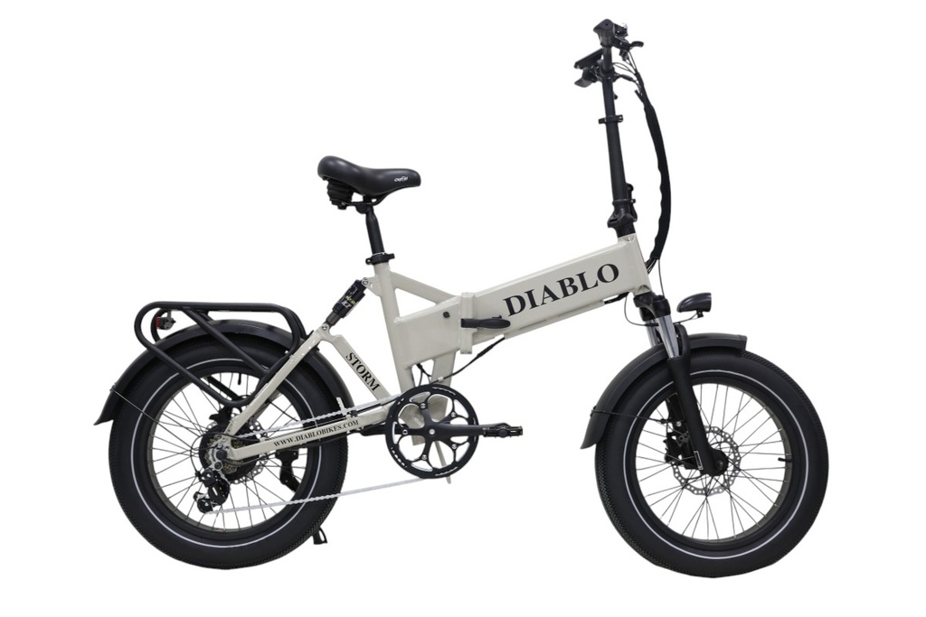 E-BIKE DIABLO FOLDING STORM 15Ah,48V,720Wh/20"/46cm/7ver - Garantie