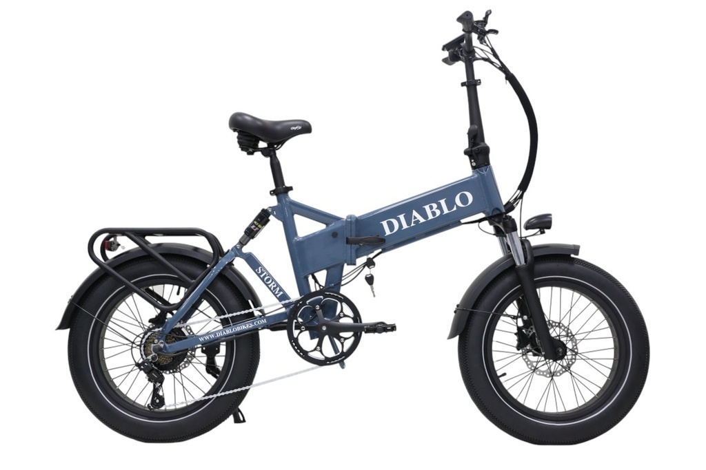 E-BIKE DIABLO FOLDING STORM 15Ah,48V,720Wh/20"/46cm/7ver - Garantie