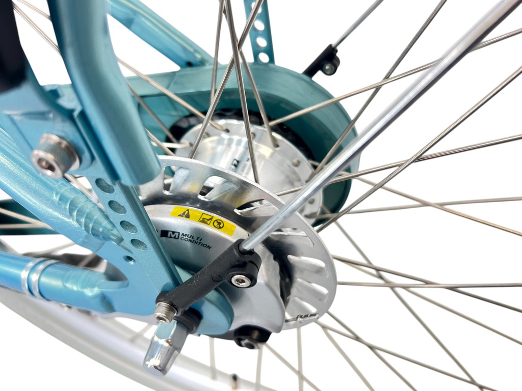 Велосипед E-Bike VOGUE ELITE, 7SP/28"/50CM/MINT-BLUE/36V 13Ah 468Wh