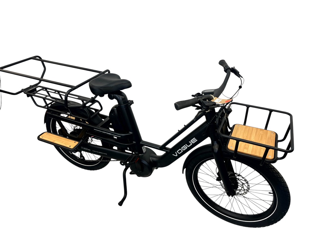 E-BIKE VOGUE WONDER 20"/matt-black/2 accu 9.6AH,12.8AH