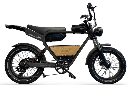 [MP-Diablo-006] E-BIKE DIABLO Q6 15,6Ah,48V 748,8Wh/20"/7ver, Levering