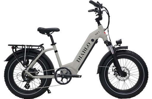 [MP-Diablo-007] E-BIKE Diablo XR1 20"/15Ah 720Wh AKM 60Nm, Garantie/Levering